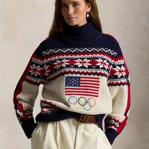 *NWT* Polo Ralph Lauren Team USA Olympics Opening Ceremony Turtleneck Sweater